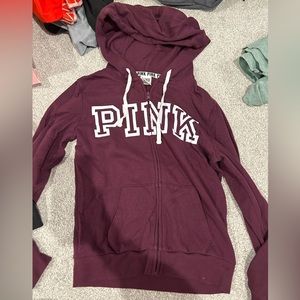 PINK zip up size XS